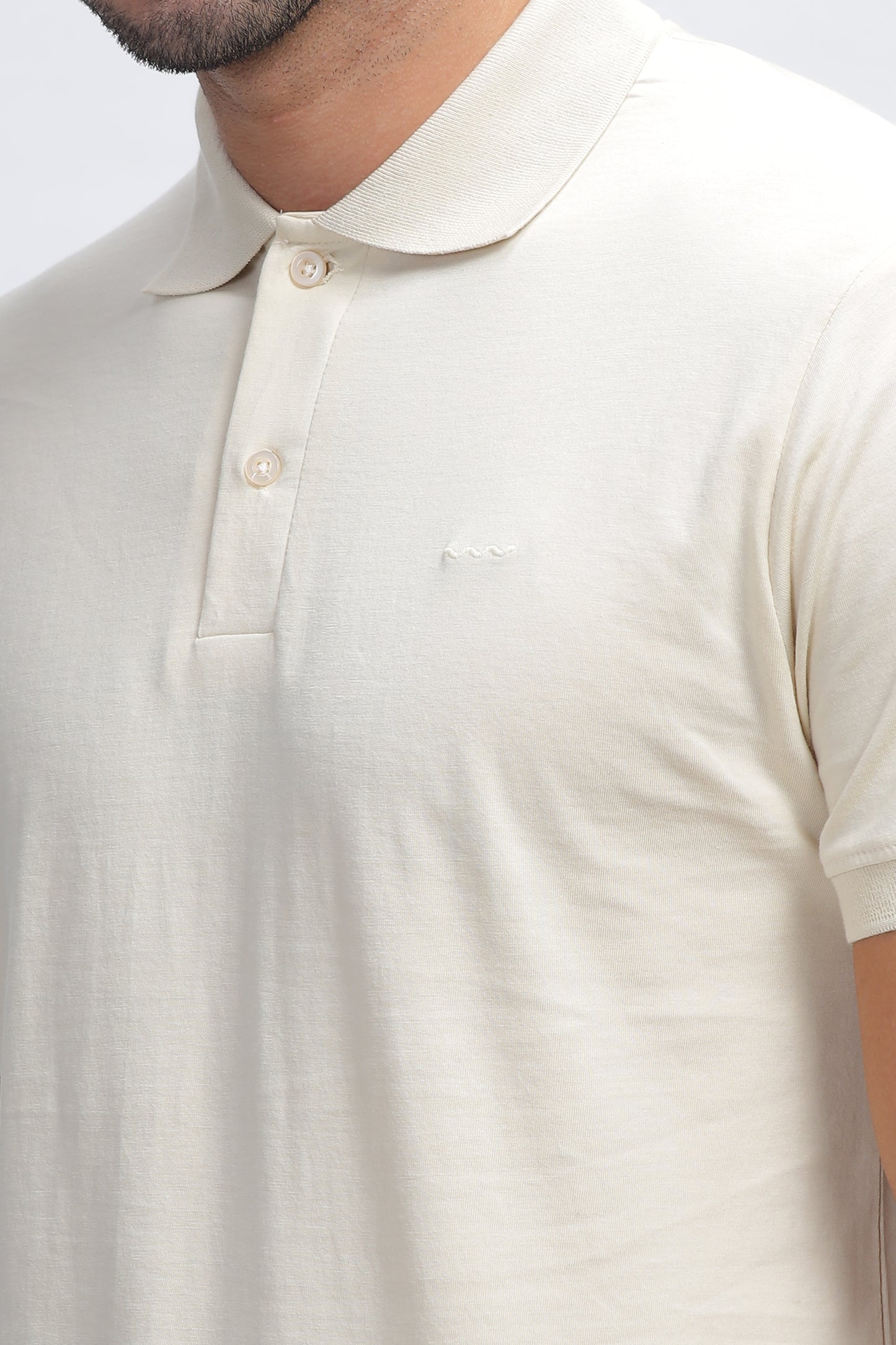 100% Pure Supima Cotton Polo - Beach (Beige) - String Scape