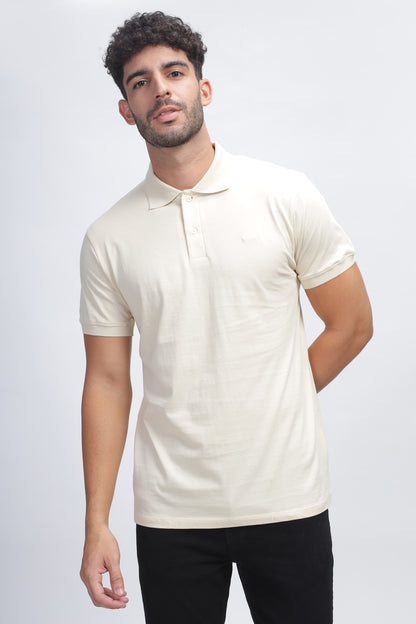 100% Pure Supima Cotton Polo - Beach (Beige) - String Scape