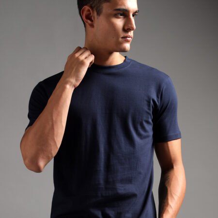 100% Pure Supima Cotton Crew Neck - Night Fall (Navy)