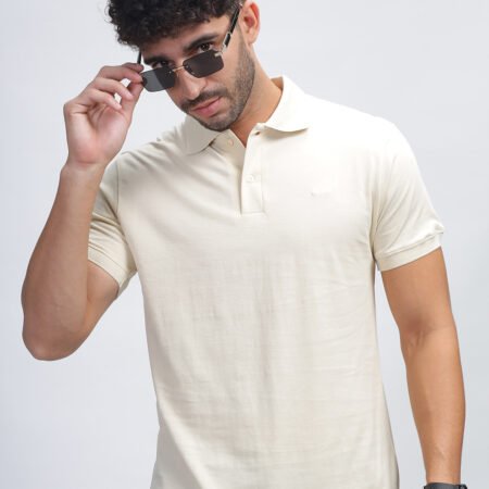 100% Pure Supima Cotton Polo - Beach (Beige)