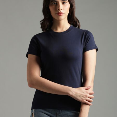 100% Pure Supima Cotton Crew Neck - Night Fall (Navy) (W)