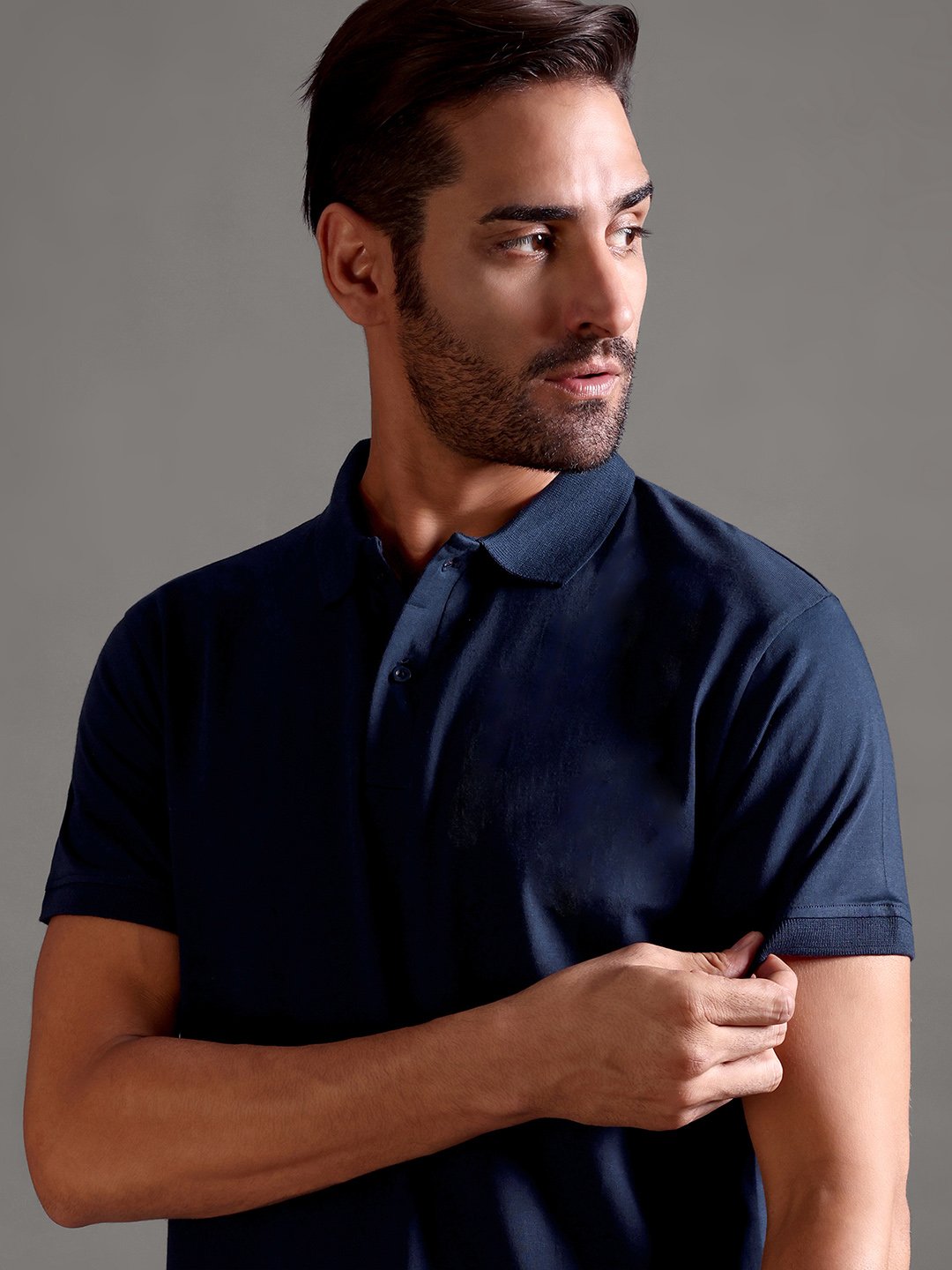 100% Pure Supima Cotton Polo - Night Fall (Navy) - Image 1