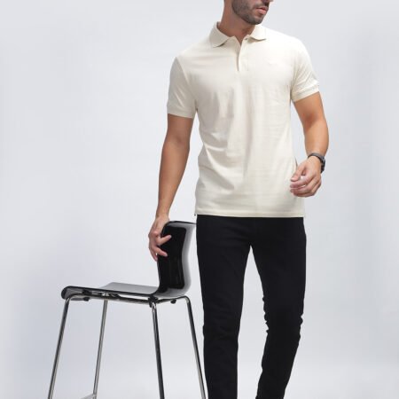 100% Pure Supima Cotton Polo - Beach (Beige) - Image 2