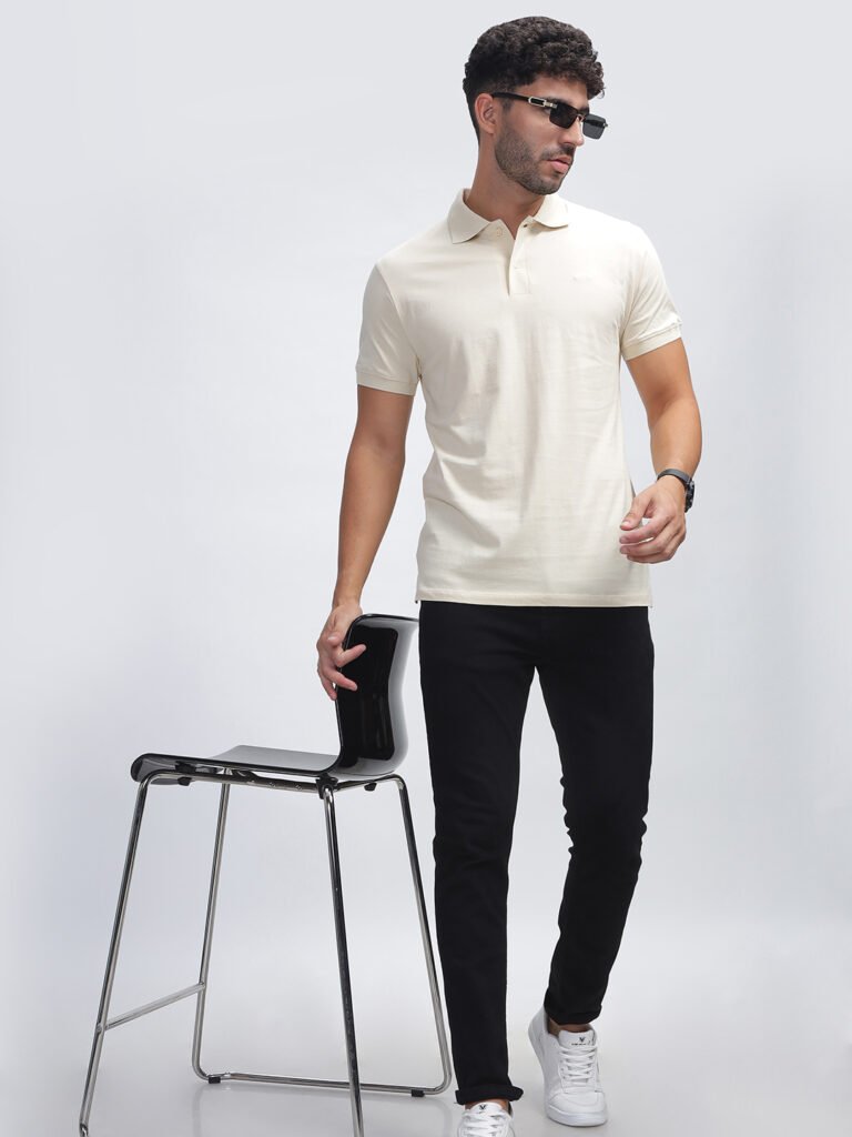 100% Pure Supima Cotton Polo - Beach (Beige)