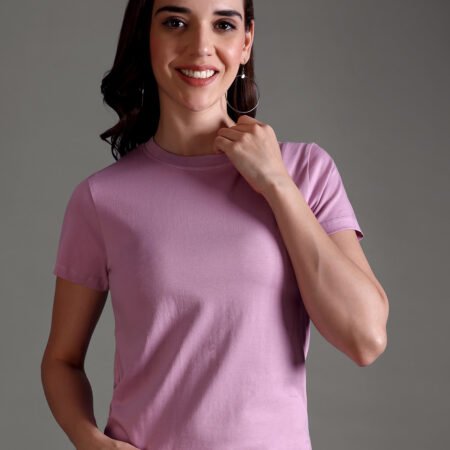 100% Pure Supima Cotton Crop Top - Blush (W) - Image 2