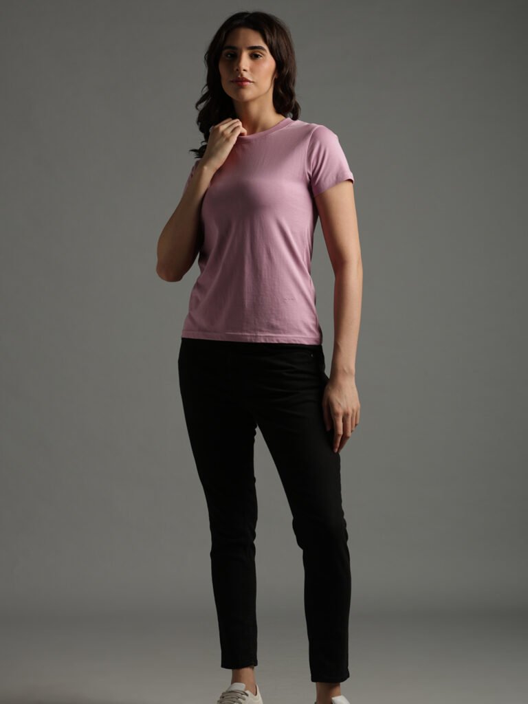 100% Pure Supima Cotton Crew Neck - Blush (W)