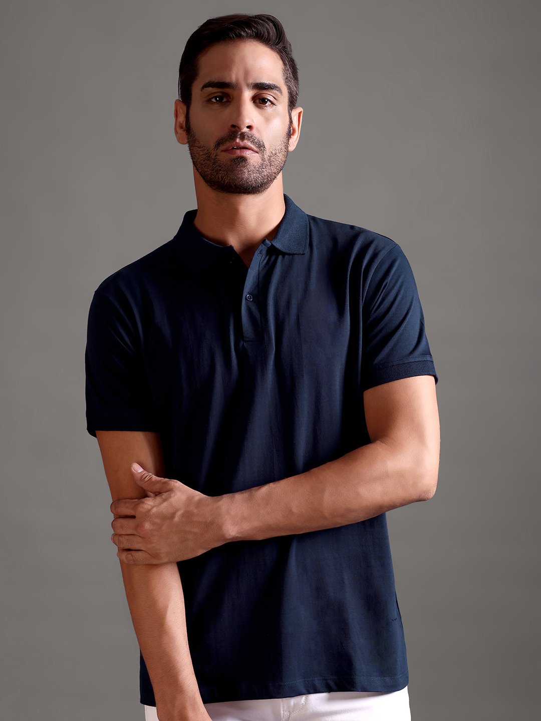 100% Pure Supima Cotton Polo - Night Fall (Navy) - Image 2