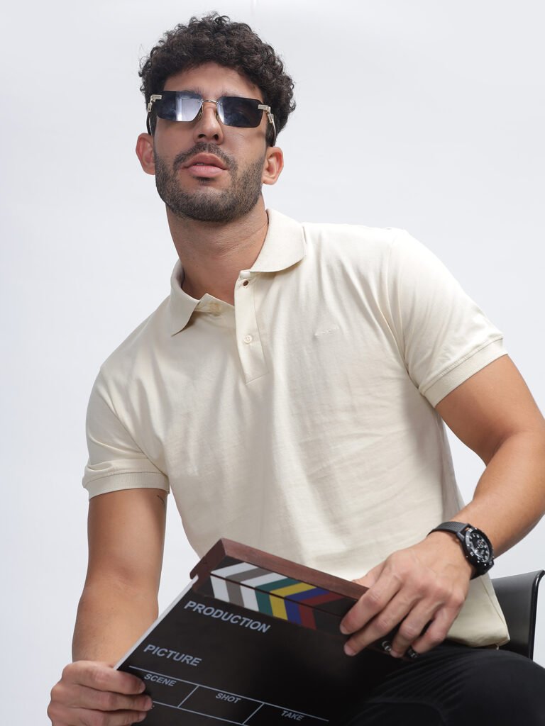 100% Pure Supima Cotton Polo - Beach (Beige)