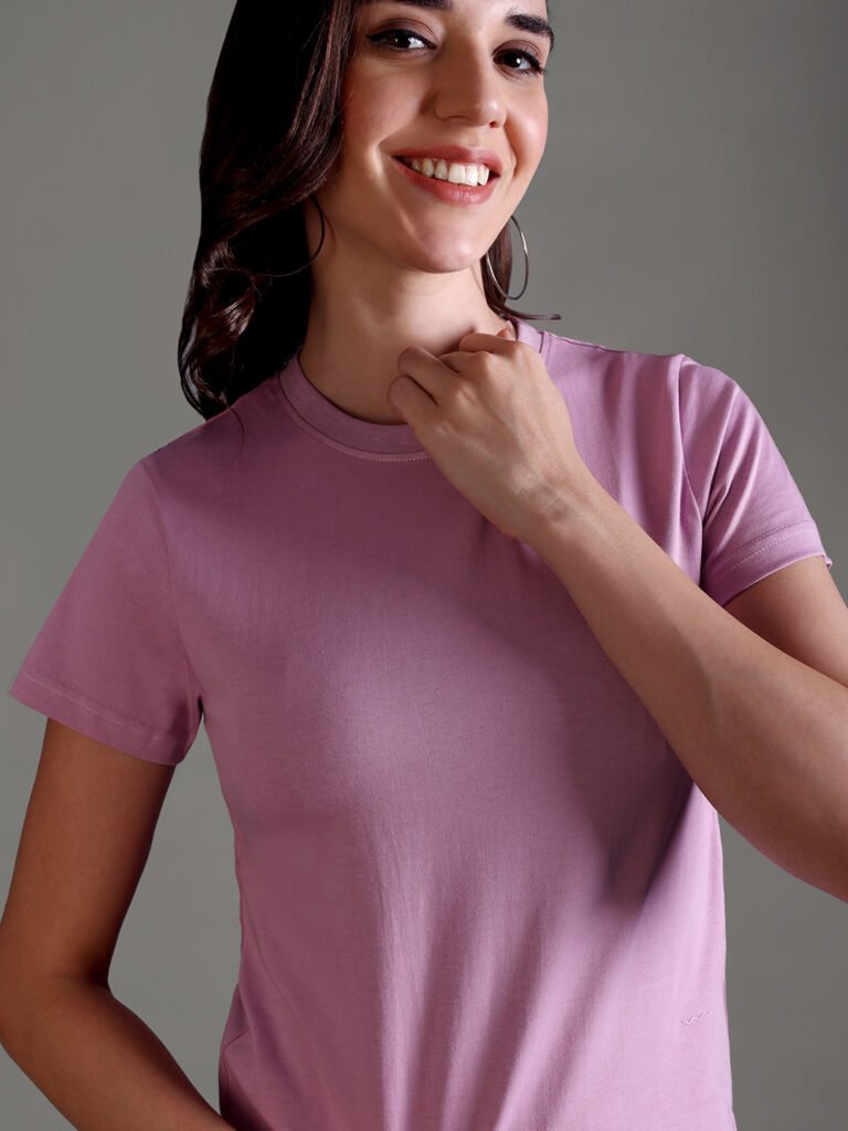 100% Pure Supima Cotton Crop Top - Blush (W)