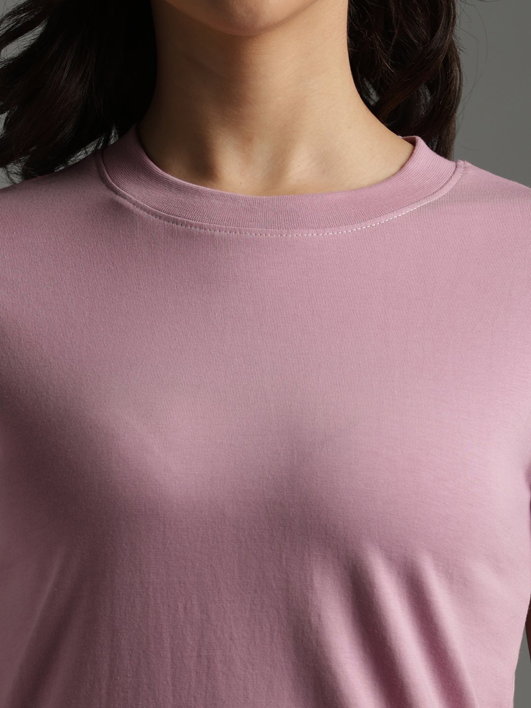 100% Pure Supima Cotton Crew Neck - Blush (W) - Image 4