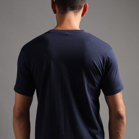 100% Pure Supima Cotton Crew Neck - Night Fall (Navy) - Image 5