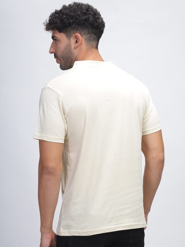 100% Pure Supima Cotton V Neck - Beach (Beige)