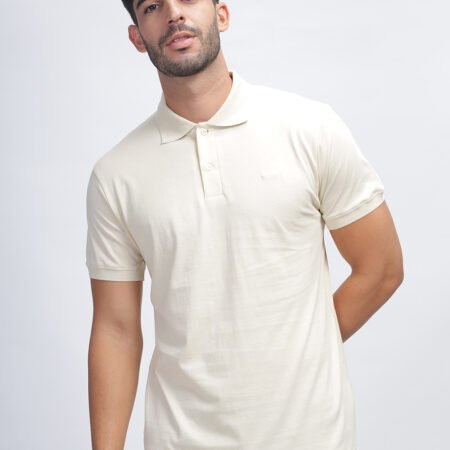 100% Pure Supima Cotton Polo - Beach (Beige) - Image 5