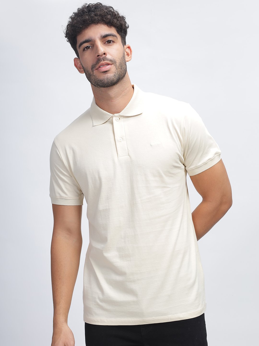 100% Pure Supima Cotton Polo - Beach (Beige) - Image 5