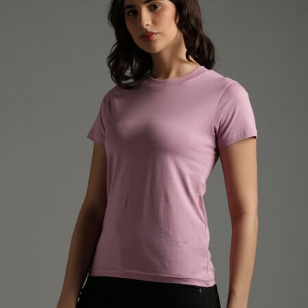 100% Pure Supima Cotton Crew Neck - Blush (W) - Image 5