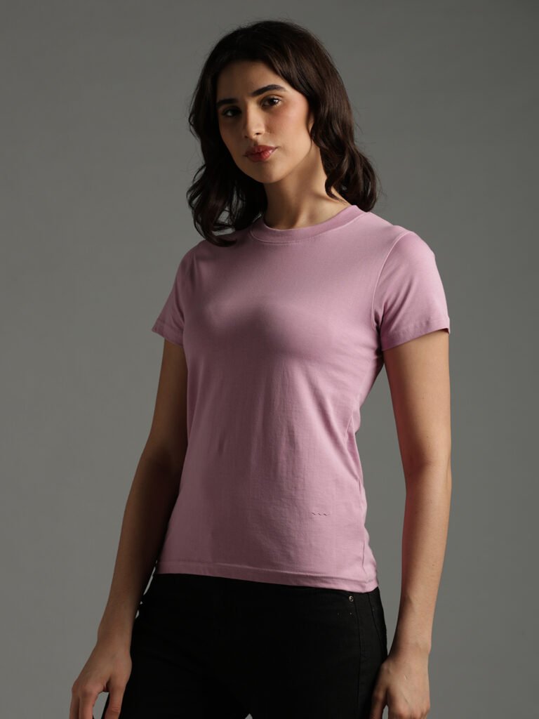 100% Pure Supima Cotton Crew Neck - Blush (W)