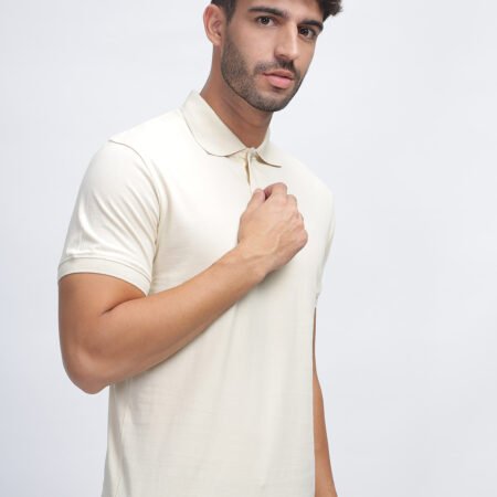 100% Pure Supima Cotton Polo - Beach (Beige) - Image 6