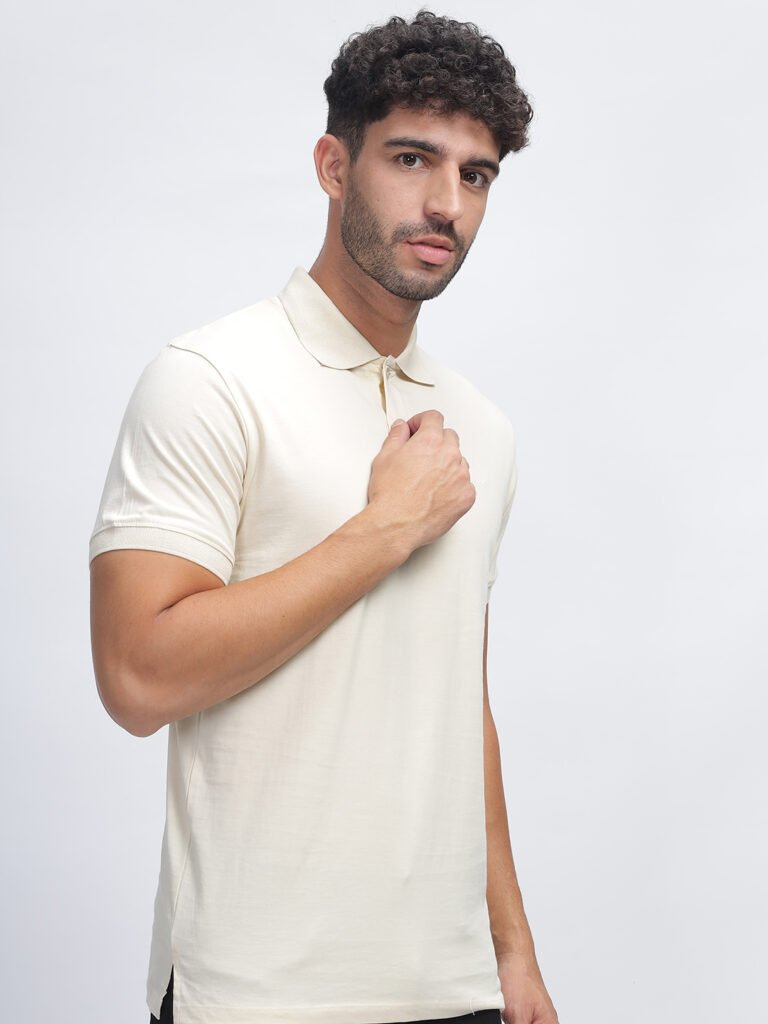 100% Pure Supima Cotton Polo - Beach (Beige)