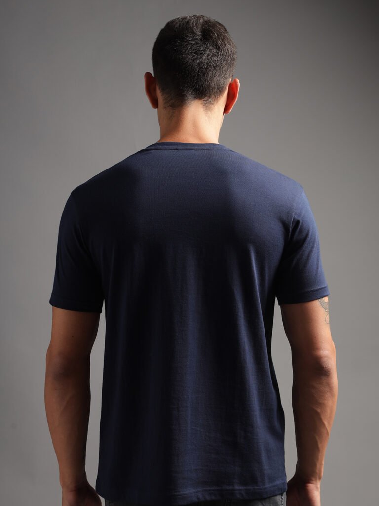 100% Pure Supima Cotton V Neck - Night Fall (Navy)