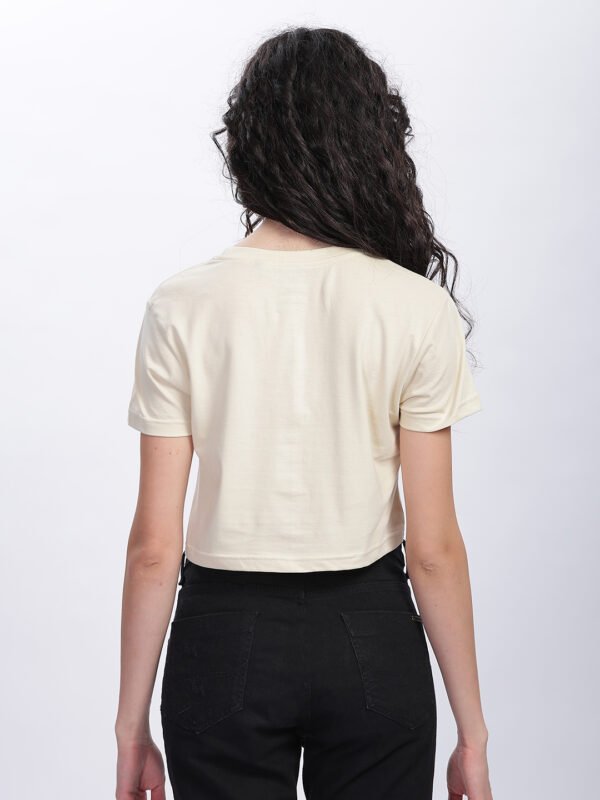 100% Pure Supima Cotton Super Crop Top - Beach (Beige) (W)
