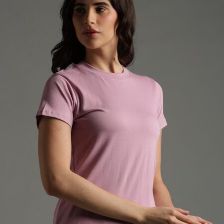 100% Pure Supima Cotton Crew Neck - Blush (W) - Image 6