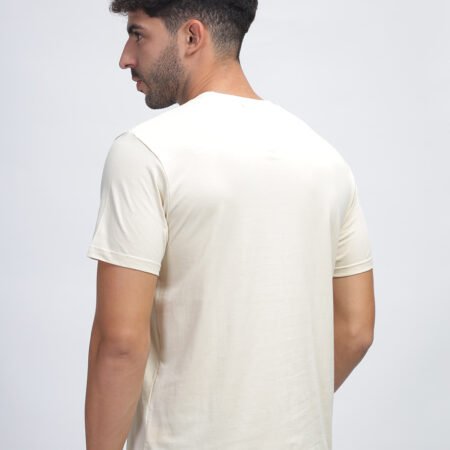 100% Pure Supima Cotton Crew Neck - Beach (Beige) - Image 6