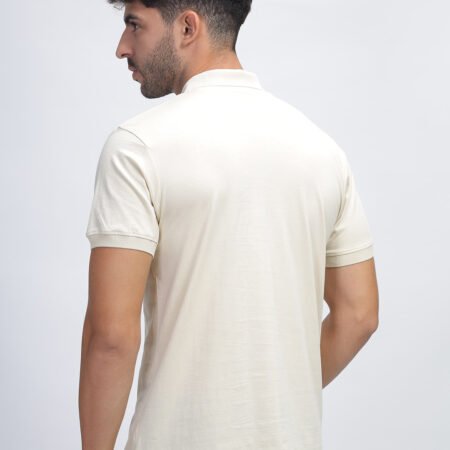 100% Pure Supima Cotton Polo - Beach (Beige) - Image 8