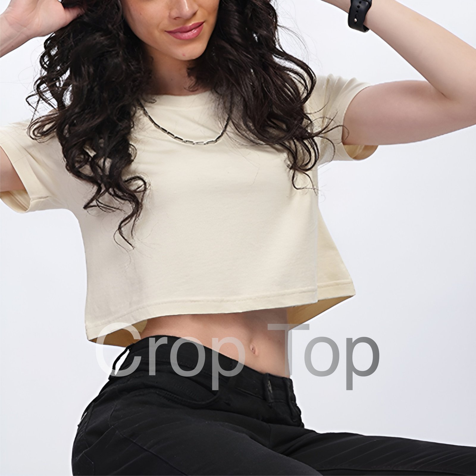 Women Supima Crop Top